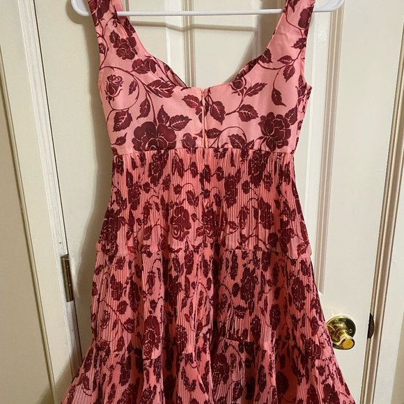 Zimmermann The Lovestruck Ruffled Floral-print Plissé-crepe Mini Dress - Picture 5 of 7